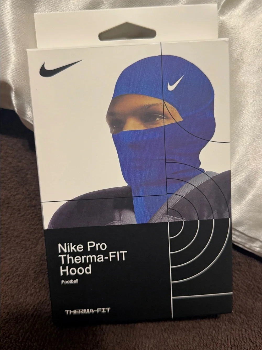 Nike Pro Therma-FIT Black Football Hood Face Mask in Packaging